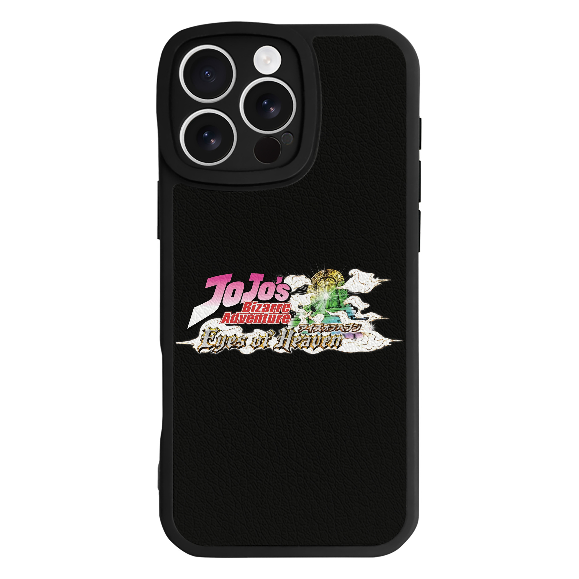 （画像用） ジョジョの奇妙な冒険 JoJo's Bizarre Adventure 【iPhone 16シリーズ対応】シリコンスマホケース（レザー調） 材質：シリコン